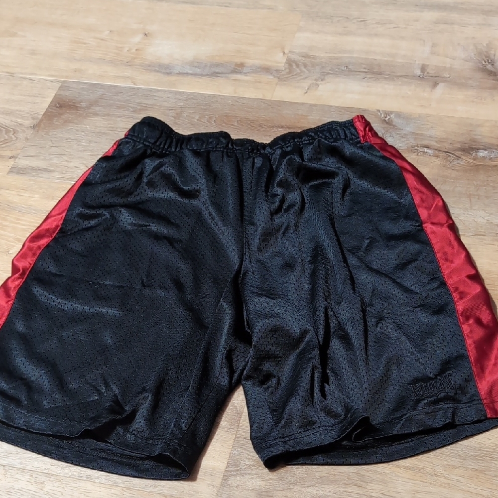 Everlast Black and Red Athletic Shorts